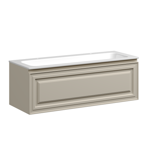 Тумба под раковину Sancos Very VR120CE 120х45х41 подвесная цвет бежевый - фото 2